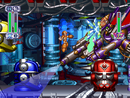 Mega Man X using Soul Body against Sigma's gun form in Final Weapon.