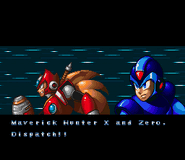 Zero's Buster in the opening of Mega Man X3.