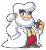 Chibi Dr. Light from Mega Man 8.