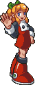 Roll's CD database sprite from Mega Man & Bass