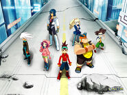 Mega Man Star Force 3 main cast.