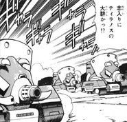 Tiranos in the Rockman X2 manga