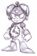 Concept art of Time Man.