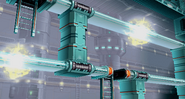 Electromagnetic Power Plant in Maverick Hunter X.