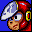 Crash Man's mugshot in Mega Man: The Wily Wars