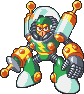 Dynamo Man's CD database sprite from Mega Man & Bass.