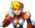 Bust shot of Alia from Mega Man X6.