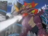 Super Cybeast using a sonic roar.