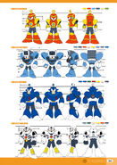 Front, side, and back view of Ring Man.