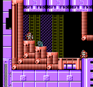 Proto Man giving the Energy Balancer in Mega Man 6