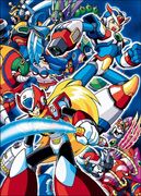 Mega Man X3 promotional art