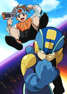 Early anime promo art (uncropped).