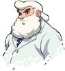 Dr. Light appearing as a hologram in Mega Man X8.