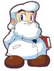 Dr. Light in Mega Man Powered Up.