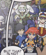 Neige's cameo in the first issue of Archie's Mega Man comic.