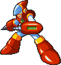 Crash Man's CD database sprite from Mega Man & Bass.