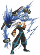 Solo and Laplace in Mega Man Star Force 3.