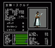 Skuld in the Sega CD remake of Shin Megami Tensei