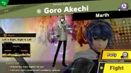 Goro Akechi's Spirit Battle in Super Smash Bros. Ultimate