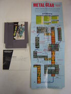 NES game pak, map and manual (front).