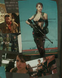 The pictures of Quiet in the helicopter