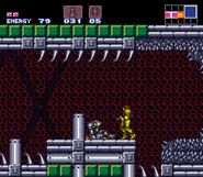 The deceased soldier in Super Metroid