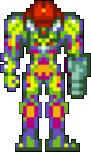 Metroid Fusion Varia Suit, back sprite