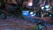 Samus faces Omega Ridley.