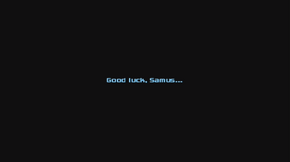 Good luck, Samus...