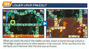 Fake lava demonstrated in Metroid: Zero Mission: The Official Nintendo Player's Guide