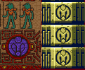 Ancient Chozo art surrounding the Ruins Test