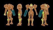 Wireframe (untextured) model from Metroid Prime Hunters