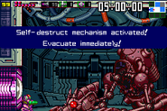 Countdown starts after Mecha Ridley is defeated.