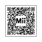 QR Code for the Samus Mii used in 3DS/Wii U DLC marketing