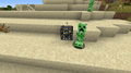 Ein mit Befehlen erzeugter Creeper-Spawner