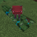 Striders can walk on top of other mobs.