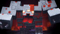 The redstone monstrosity as first seen within the gameplay reveal trailer.