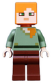 LEGO Minecraft Alex Minifigure.