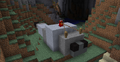 A giant stone silverfish as seen in the Java Edition 13w26a banner.