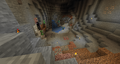 A big cave with many types of ores and monsters.