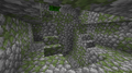 Cobblestone and Mossy cobblestone found inside of a jungle temple.