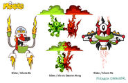 Designs of various Orbitons/Infernites Mixes.