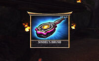 The Sindel's Brush Relic in MKA's Konquest Mode.