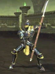 Seidan Guardsman (Hotaru's Alternate Outfit) with a Naginata.