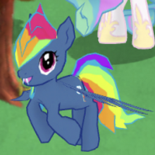 Pie-Hating Rainbow Dash