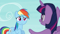 Rainbow smiling S4E21