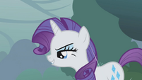 Rarity smirking S1E08