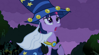 Twilight is intimidated by the sight of the guards.