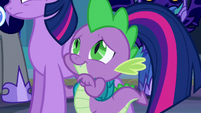 Spike smiling S5E26