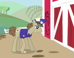 Poor mailpony, getting the door slammed on him...